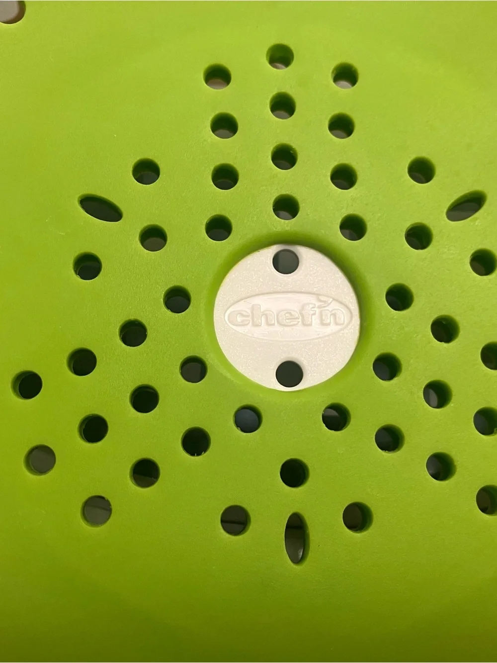 Green Silicone Steamer Basket - Flexible Strainer with Handles